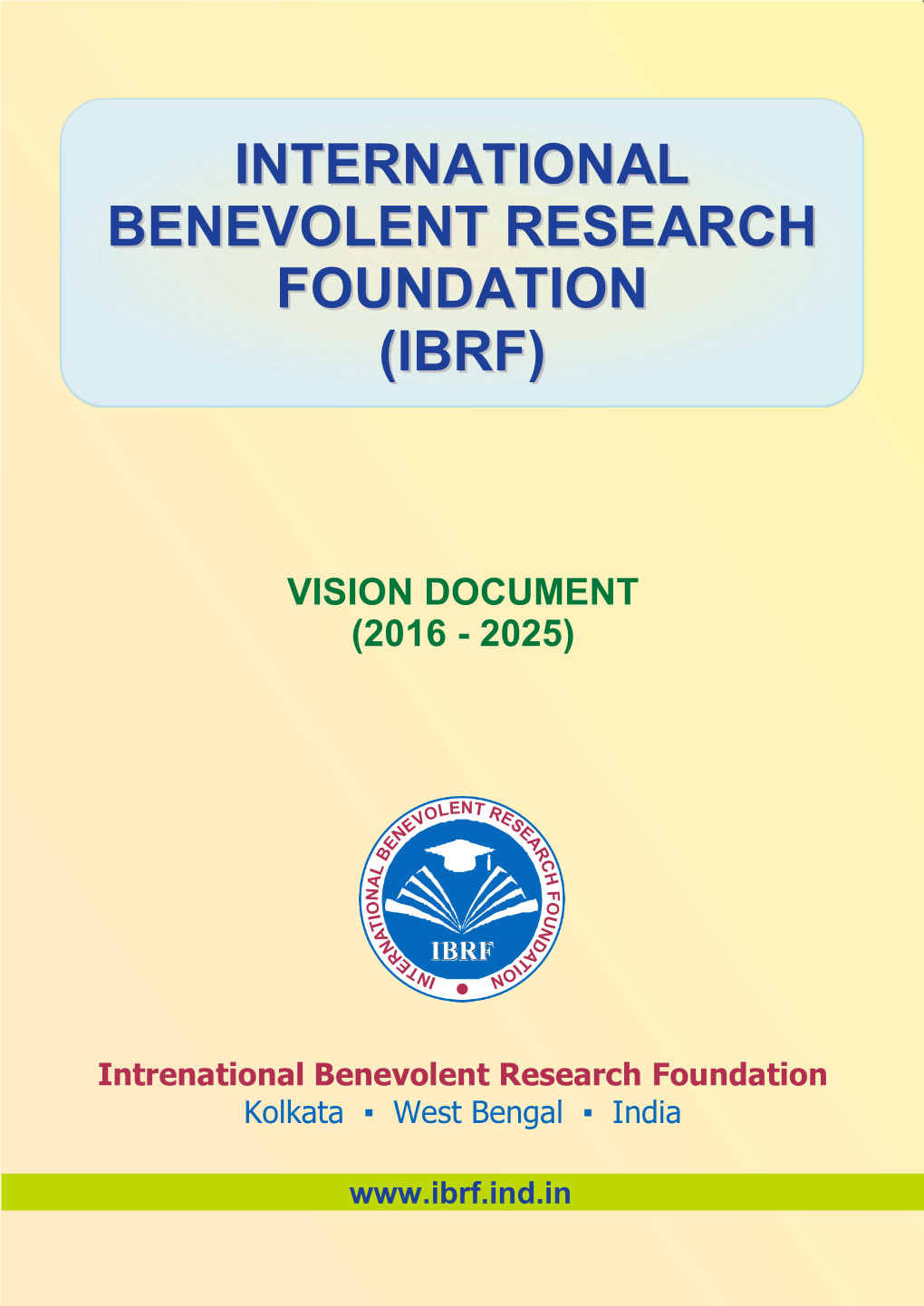 Vision Document (2016 - 2025)
