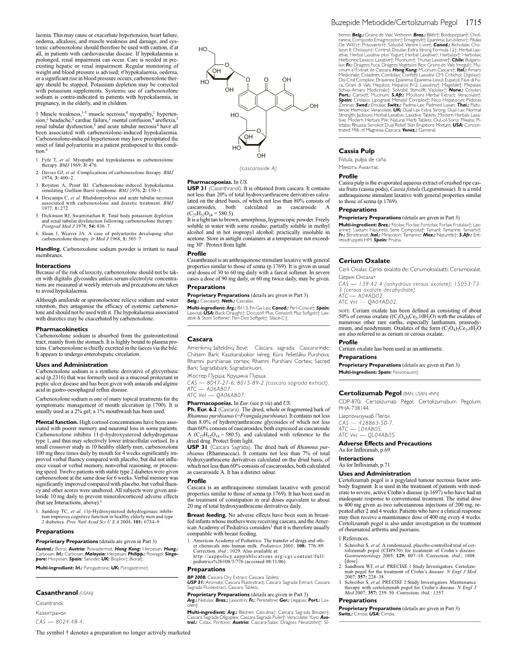 Buzepide Metiodide/Certolizumab Pegol 1715 Laemia