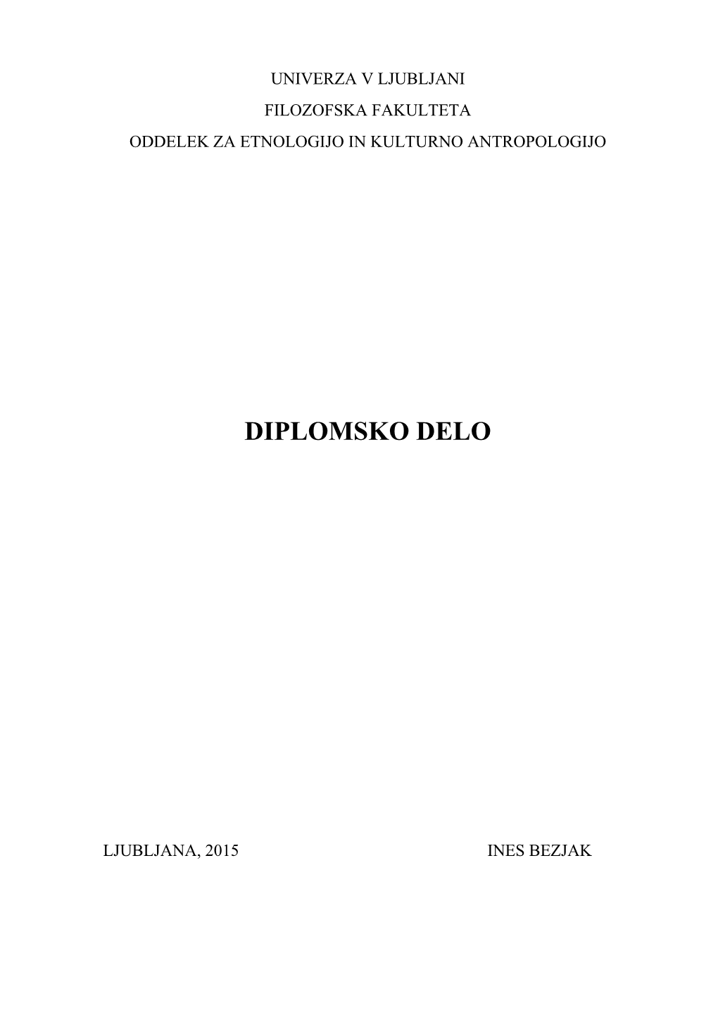 Diplomsko Delo