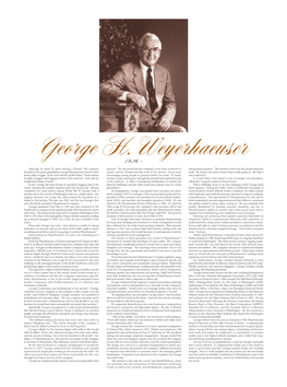 George Weyerhaeuser (Page 1)