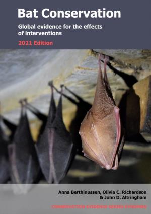Bat Conservation 2021