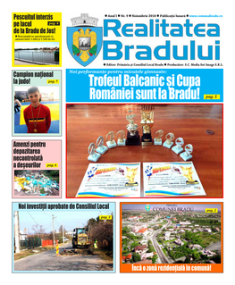 Trofeul Balcanic Și Cupa României Sunt La Bradu!