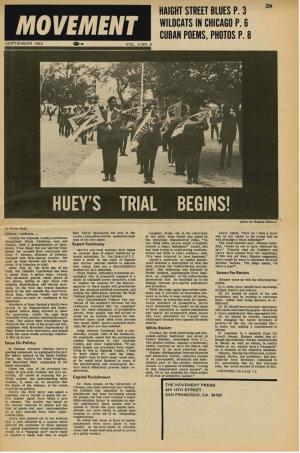 SEPTEMBER 1968 EDITORIAL TAKING CARE of OUR OWN This Last Month a .·Lot Has Happened a Revolutionary Identity