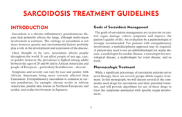 Sarcoidosis Treatment Guidelines