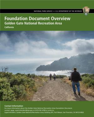 Golden Gate National Recreation Area Foundation Document Overview