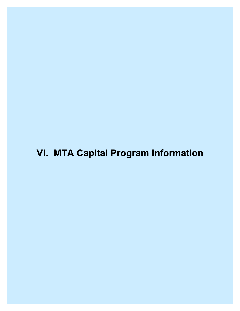 MTA 2006 Final Proposed Budget and November Financial Plan 2006-2009