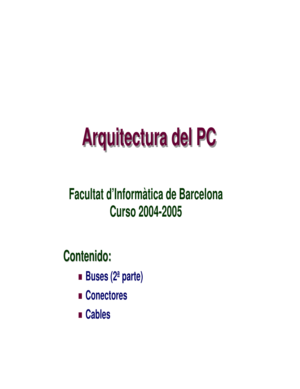 Arquitectura Del PC Dept