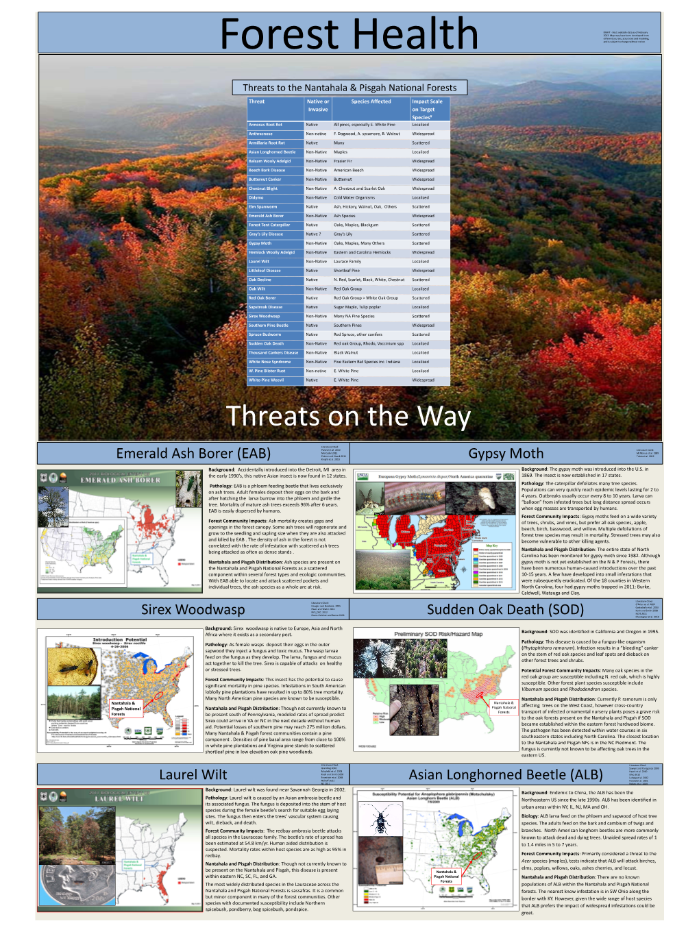 Emerald Ash Borer Non‐Native Ash Species Widespread