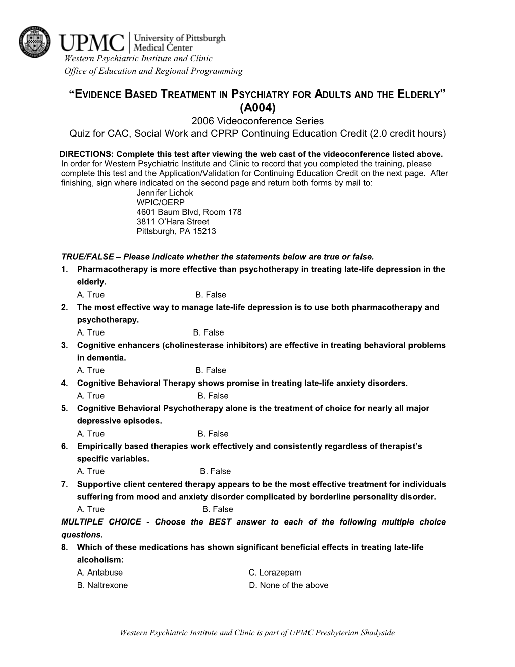 Basic CM Module 1 Test s7