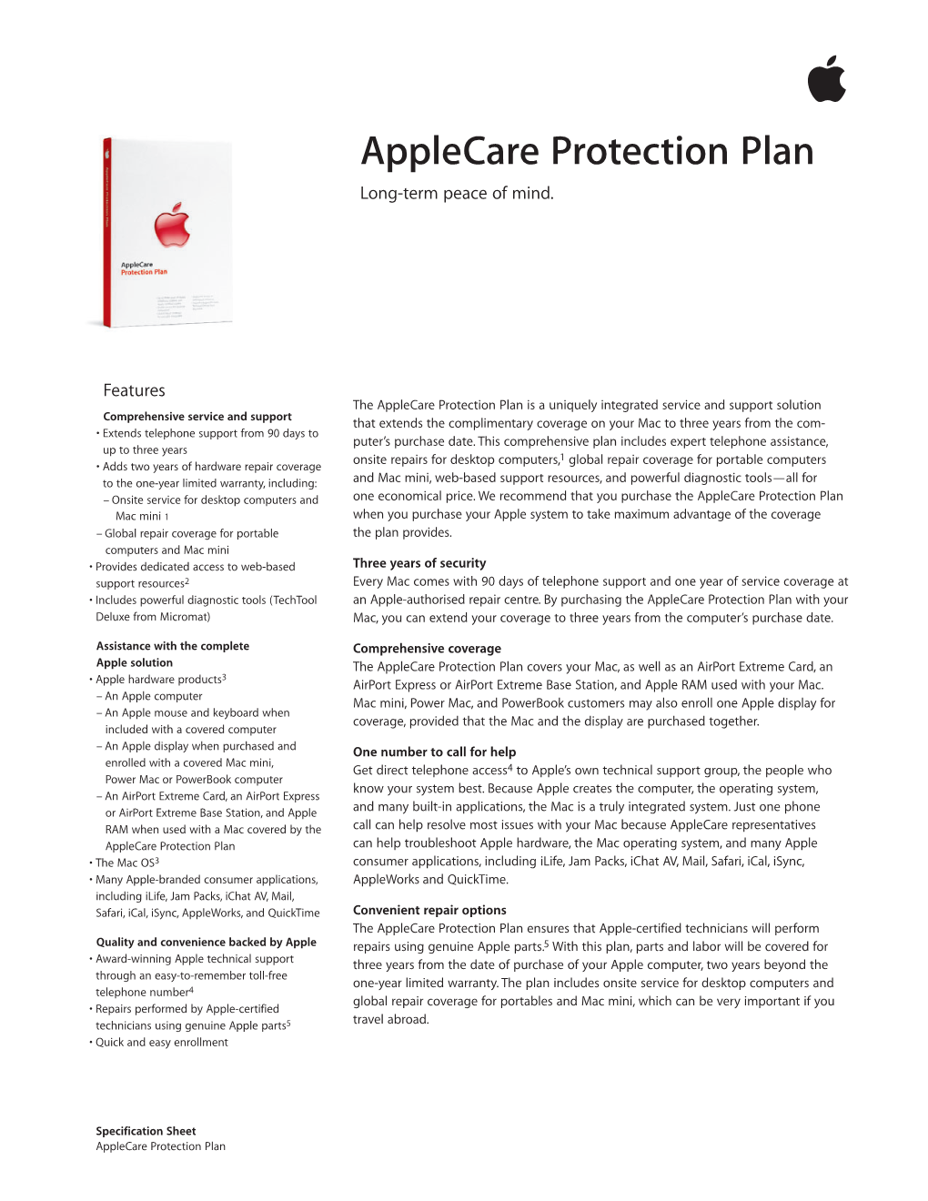 Applecare Protection Plan Long-Term Peace of Mind