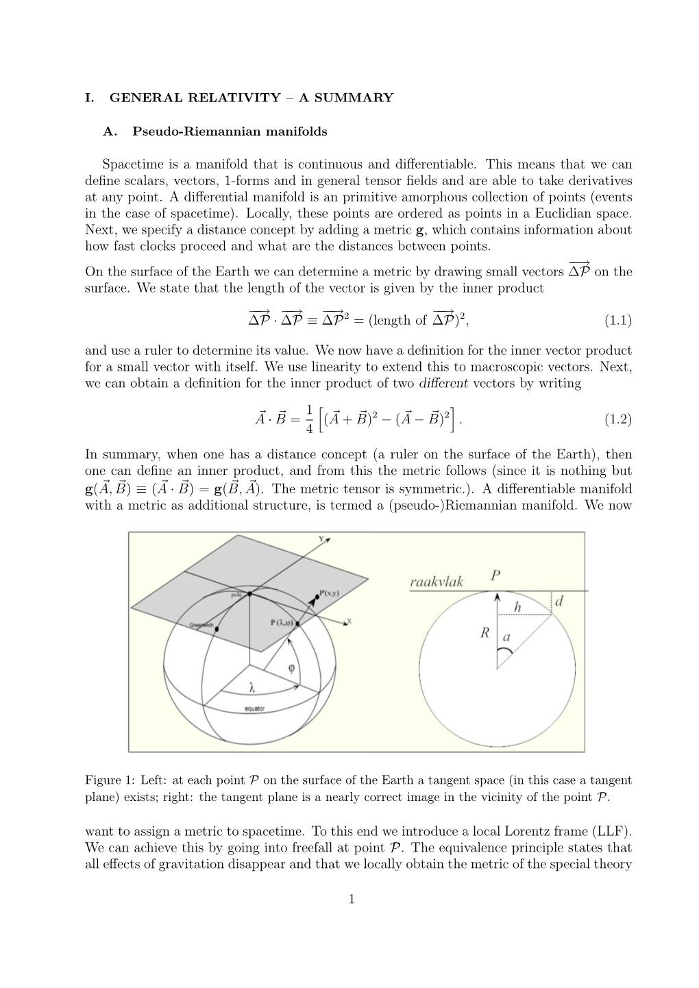 Spacetime Is a Manifold That Is Continuous and Differentiable. This