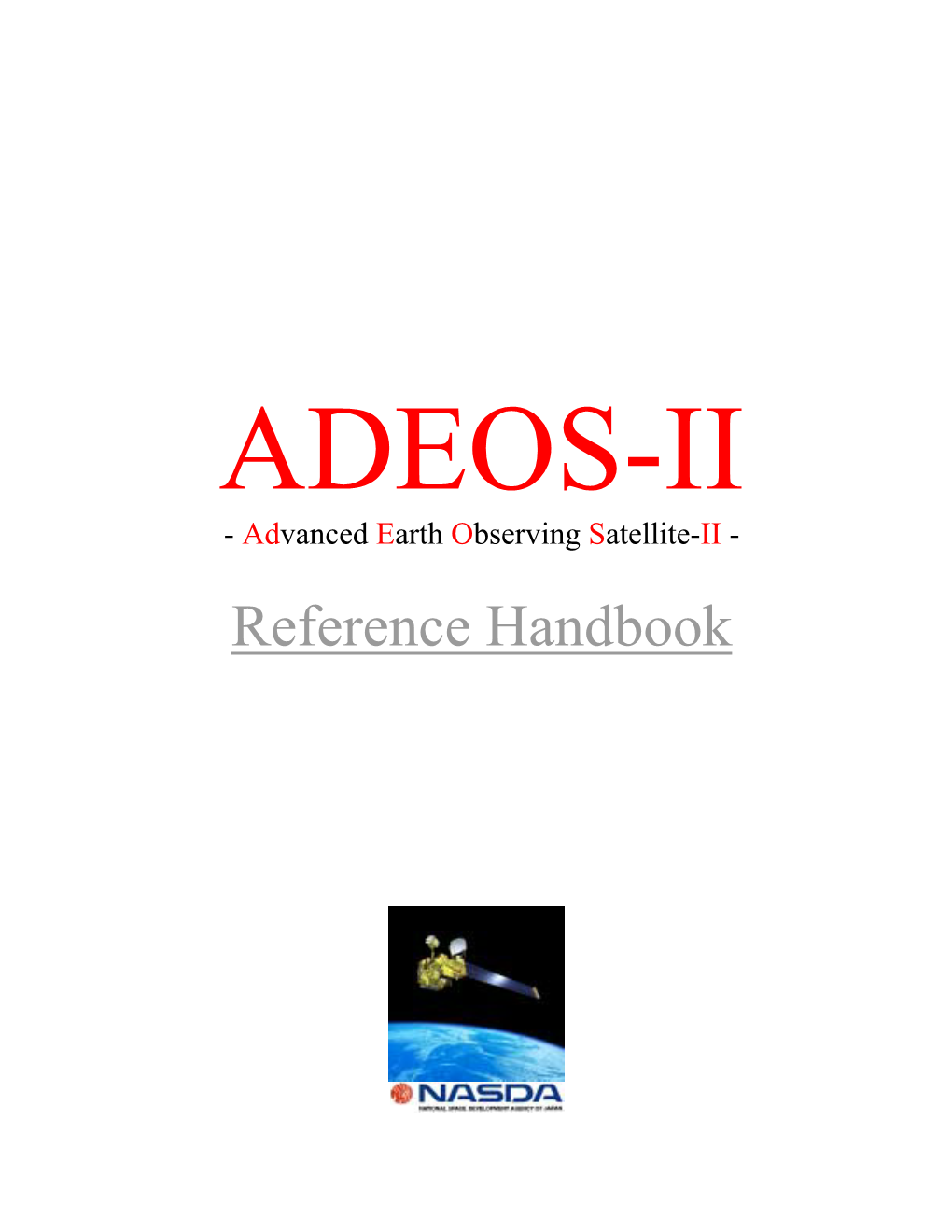 ADEOS-II User's Handbook