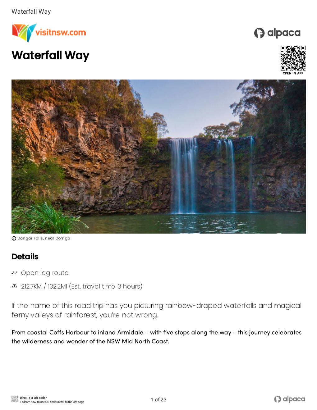 Waterfall Way