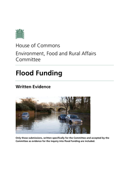 Flood Funding