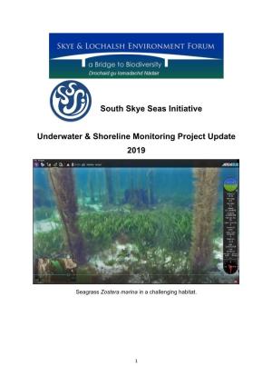 South Skye Seas Initiative Underwater & Shoreline Monitoring Project