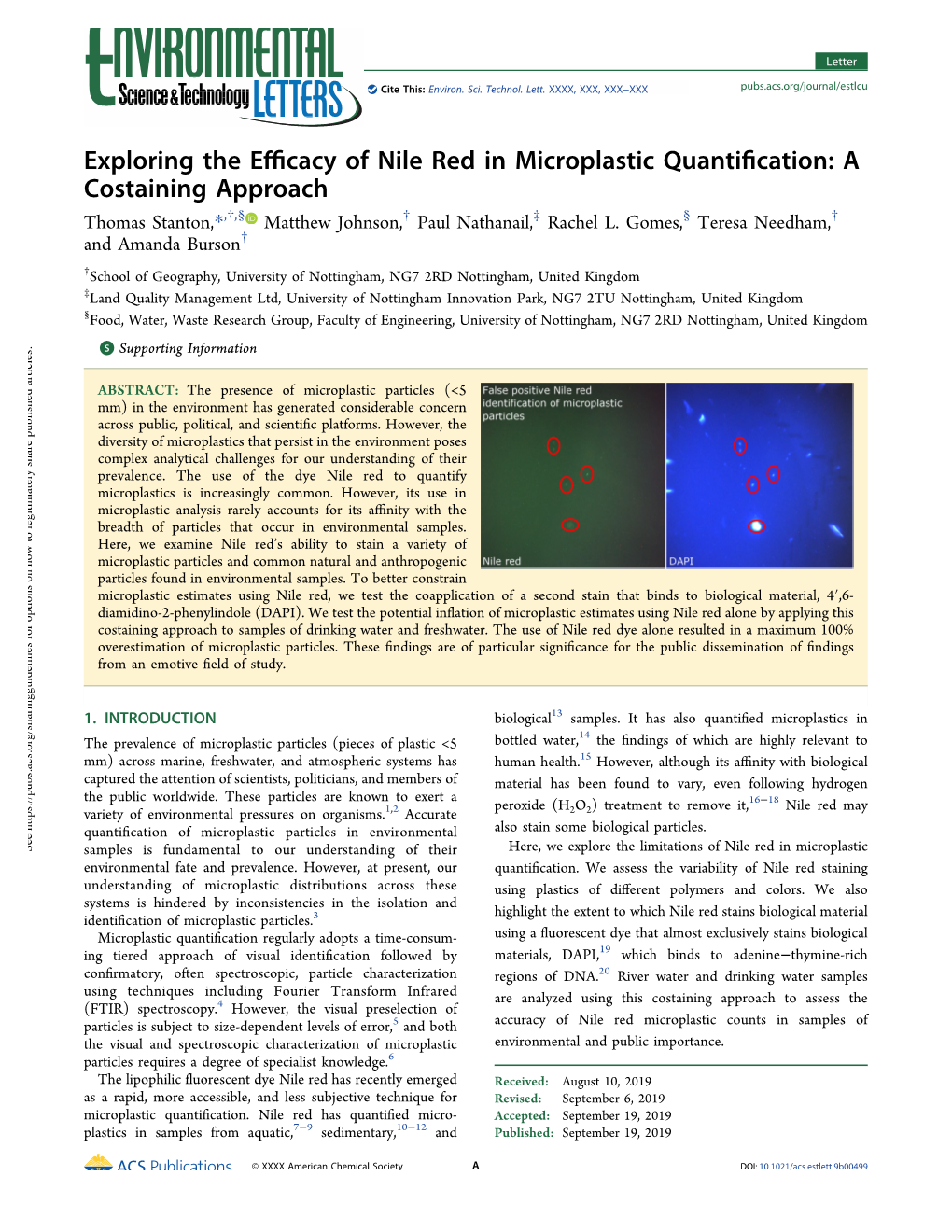 Exploring the Efficacy of Nile Red in Microplastic Quantification - DocsLib