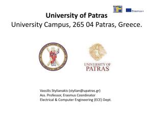 University of Patras Patras, Greece