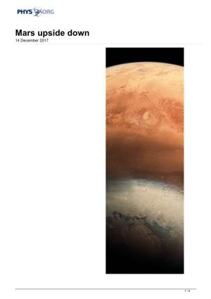 Mars Upside Down 14 December 2017