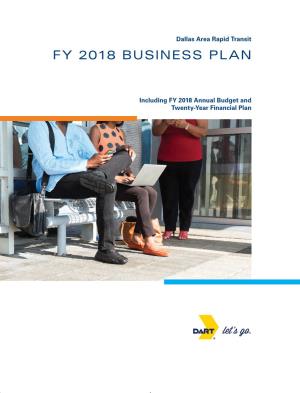 Fy 2018 Business Plan