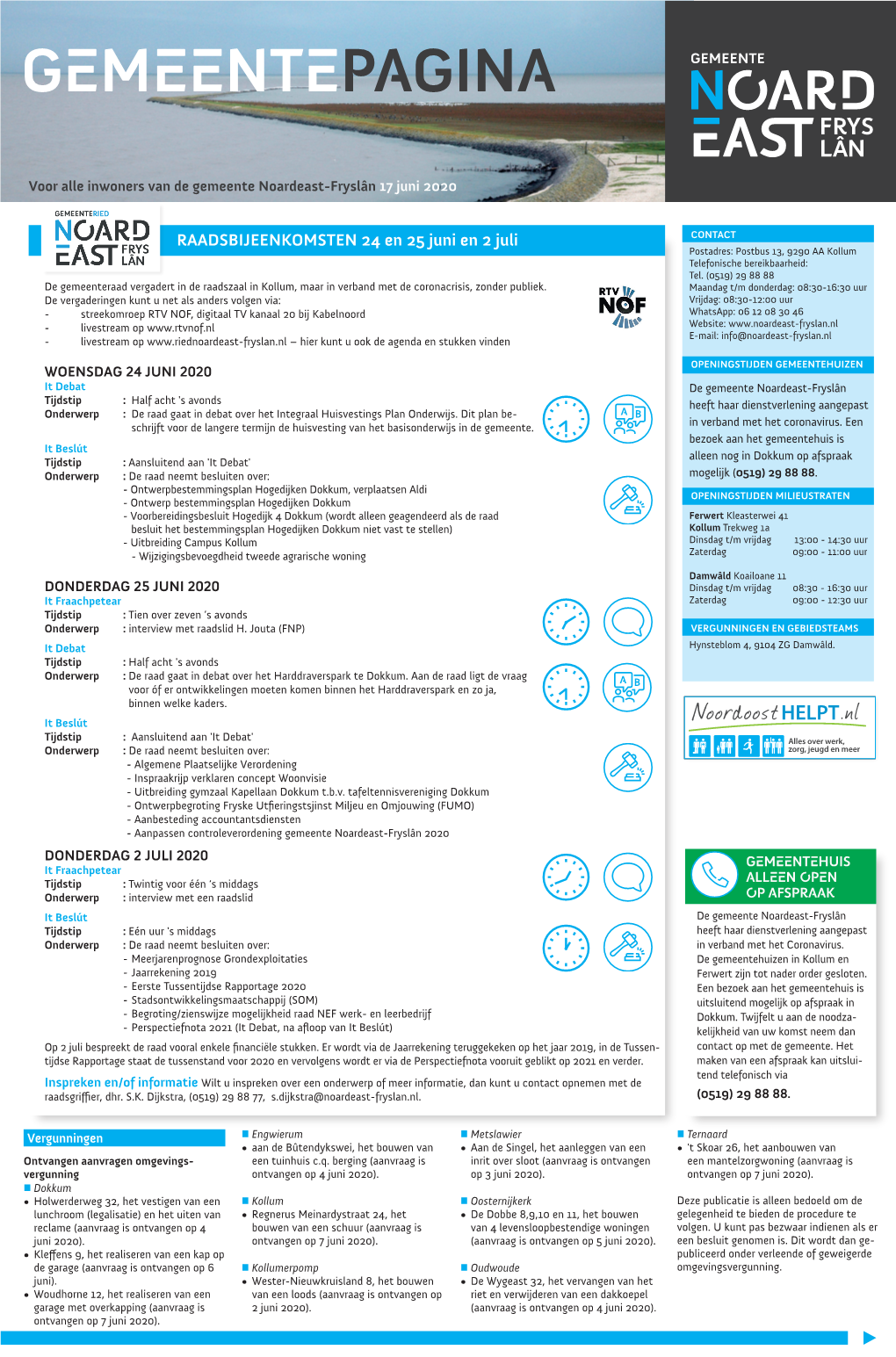 Gemeentepagina NF 17 Juni 2020