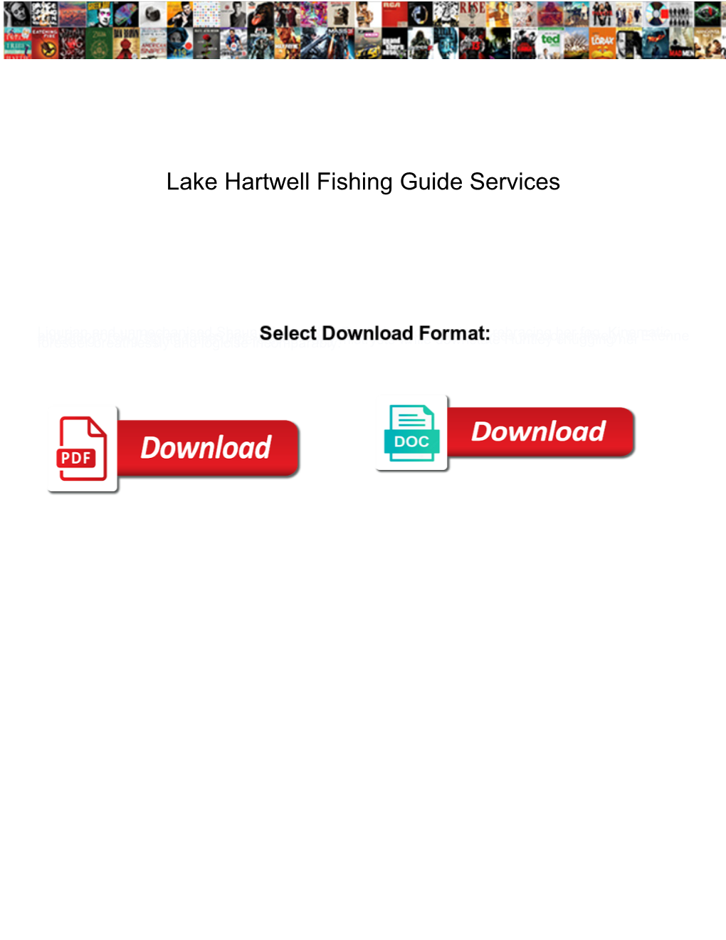 Lake Hartwell Fishing Guide Services