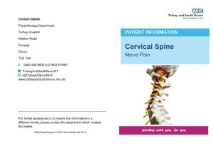 Cervical Spine Nerve Pain