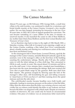 The Cameo Murders