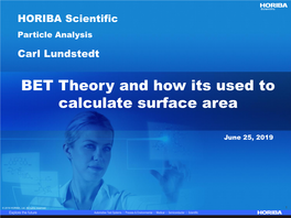 BET Theory and How Its Used to Calculate Surface Area