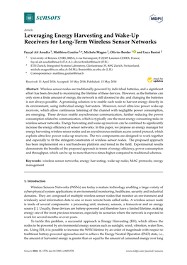 Leveraging Energy Harvesting and Wake-Up Receivers for Long-Term Wireless Sensor Networks