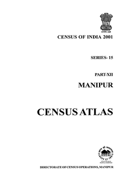 Census Atlas, Part-XII, Series-15, Manipur