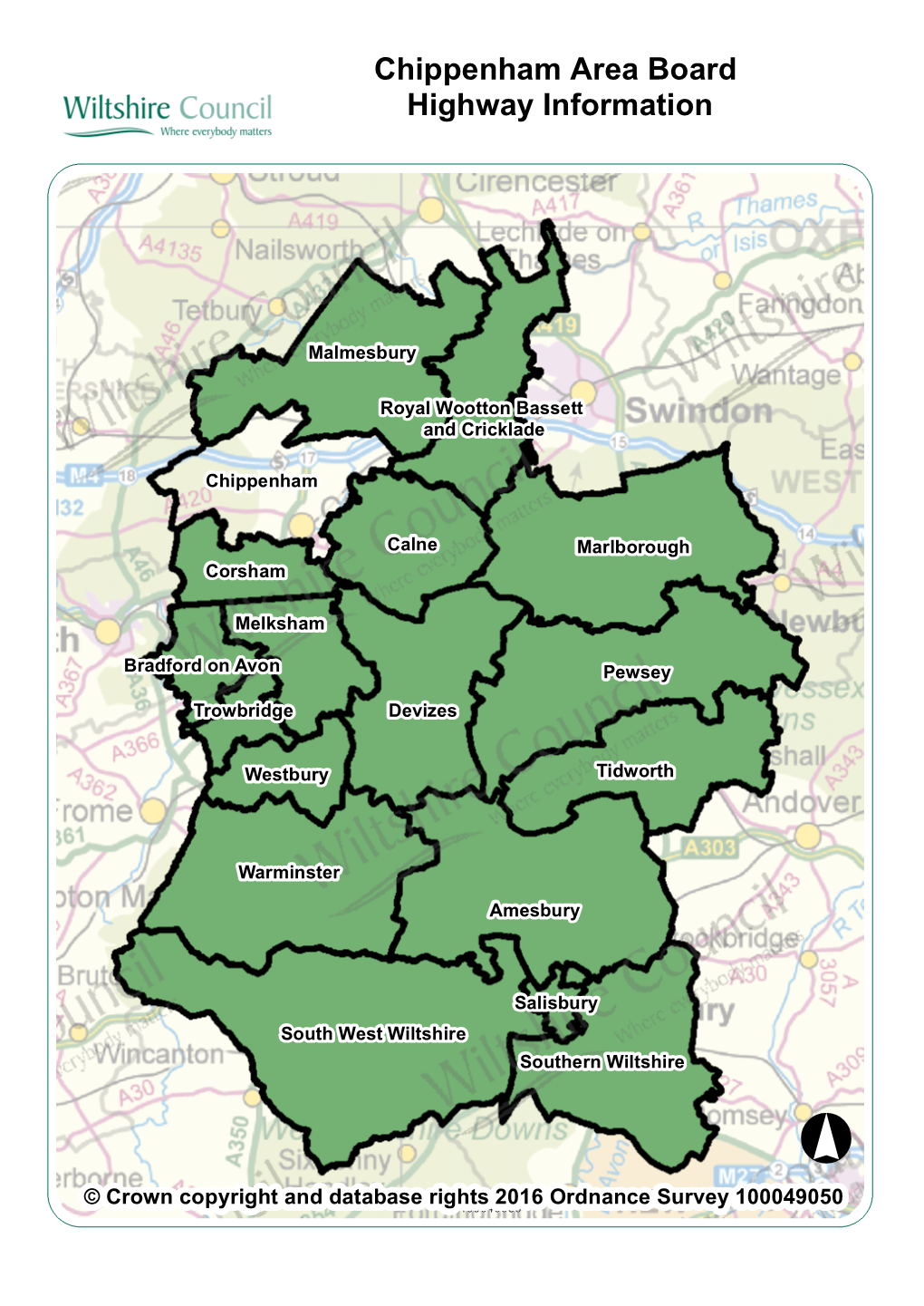 Chippenham Area Board Highway Information