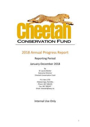 2018 Annual Progress Report Reporting Period January-December 2018