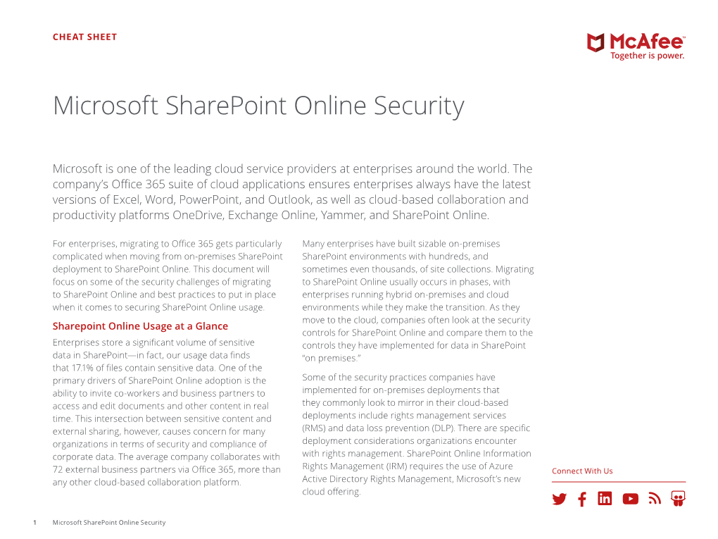 Microsoft Sharepoint Online Security