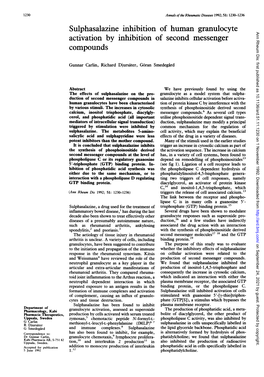 Activation by Inhibition of Second Messenger Compounds