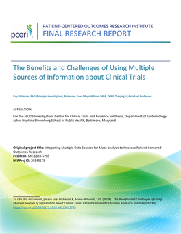 Final Research Report