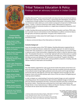 Tribal Tobacco Education & Policy