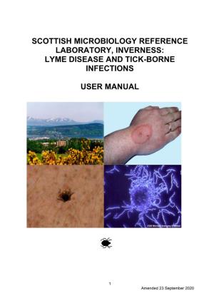 Lyme Disease and Tick-Borne Infections User Manual