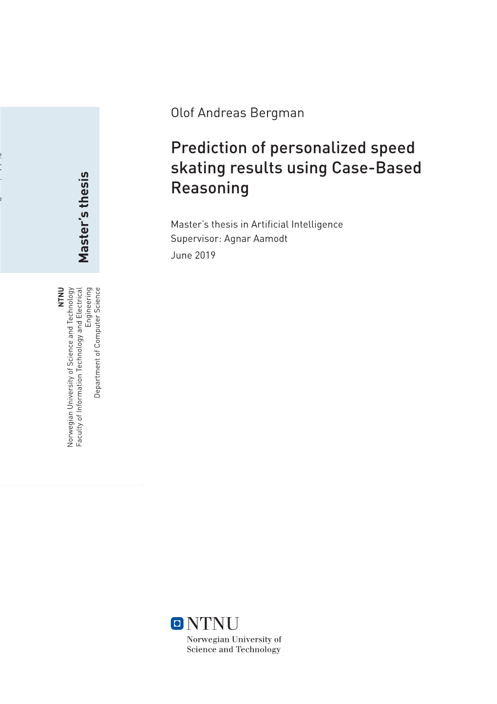 Prediction of Personalized Speed Skating Results Using Case-Based Reasoning