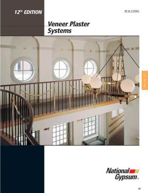 Gypsum Construction Guide: Veneer Plaster Systems