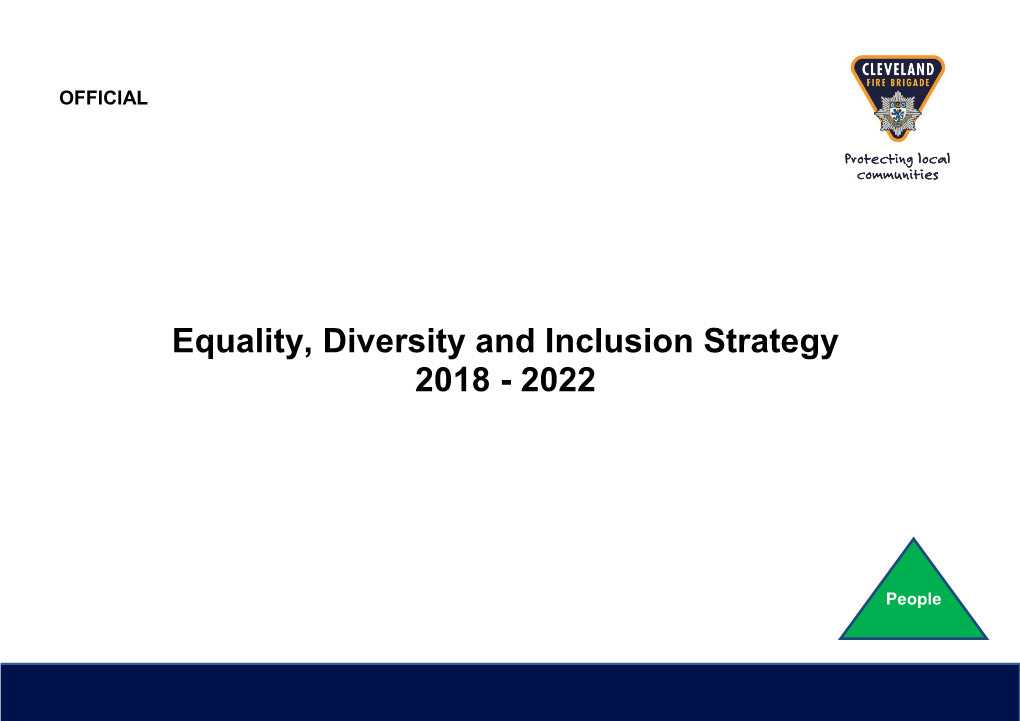 Equality, Diversity and Inclusion Strategy 2018 - 2022
