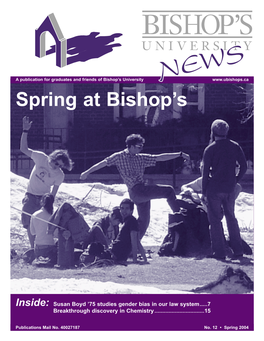 Spring 2004 Association News