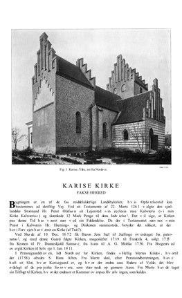 Karise Kirke Fakse Herred