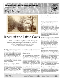 River of the Little Owls