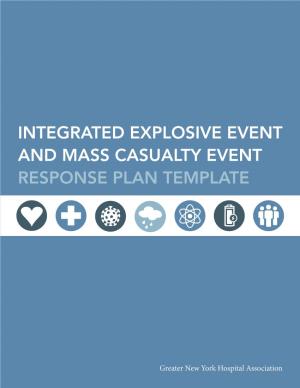 Integrated Explosive Event and Mass Casualty Event Response Plan Template