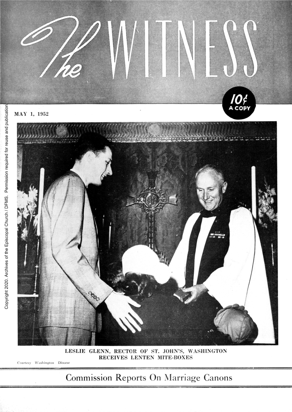 1952 the Witness, Vol. 40, No. 17