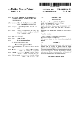 (12) United States Patent (10) Patent No.: US 6,461,850 B2 Beasley Et Al