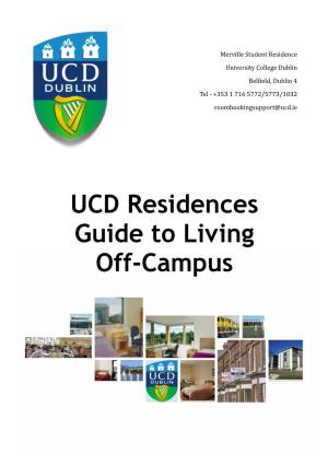 UCD Residences Guide to Living Off-Campus