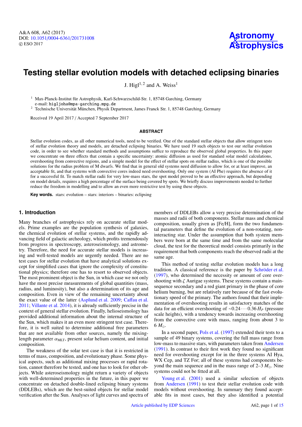 Testing Stellar Evolution Models with Detached Eclipsing Binaries J