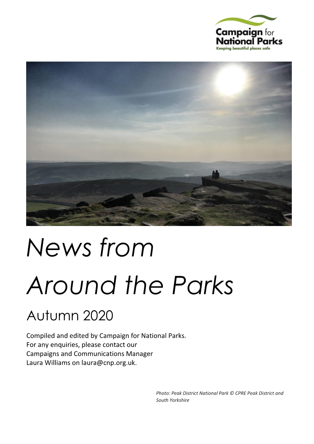 Autumn 2020 News from Around the Parks