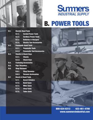B. Power Tools